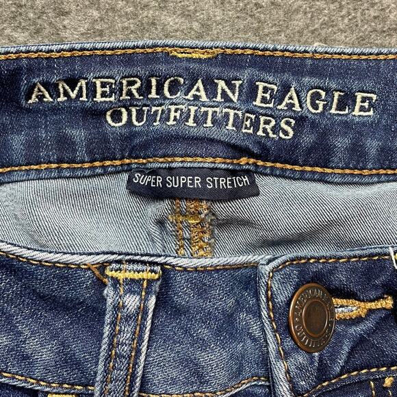American Eagle Outfitters Super Super Stretch Hi Rise Jegging Size 2 Regular‎ - Picture 3 of 10